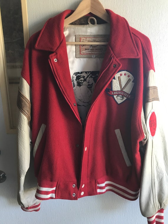 Vintage Louisville Slugger Baseball Jacket 100th Anniversary 