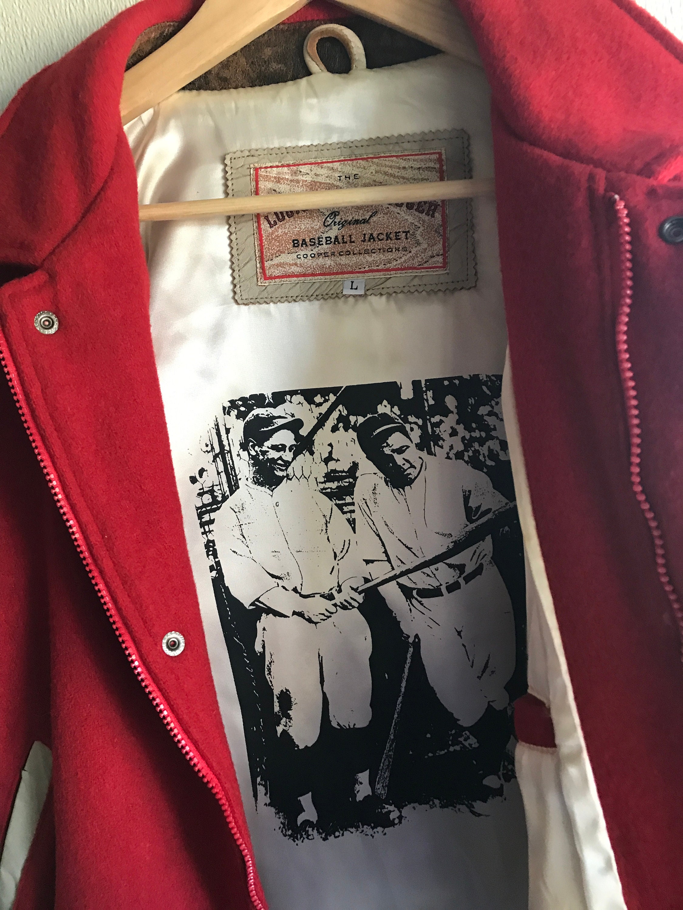 Vintage Louisville Slugger Cooper Collection Baseball Jacket 