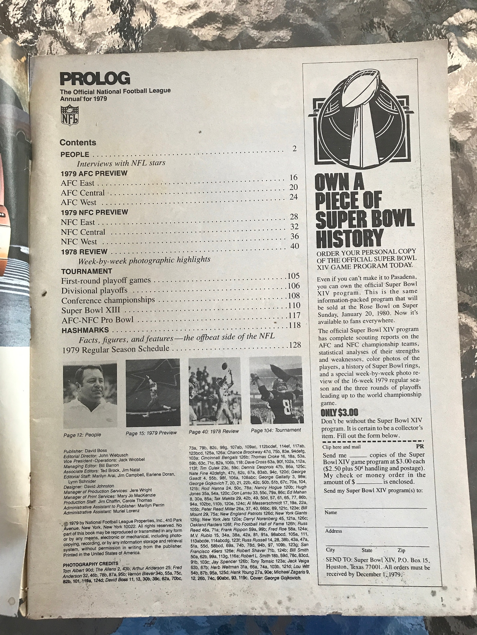 Vintage NFL Prolog Annual Magazines 1978, 1979 and 1987 - Etsy