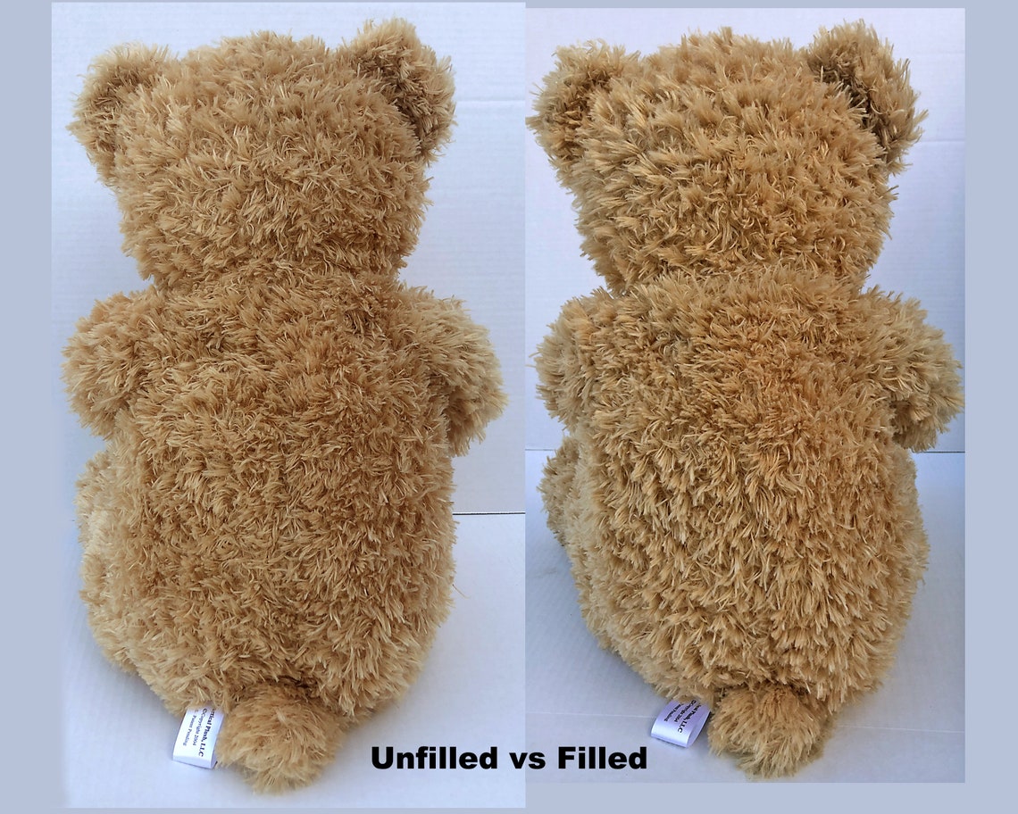 Hidden Pocket Teddy Bear Secret pocket stuffed animal stash Etsy