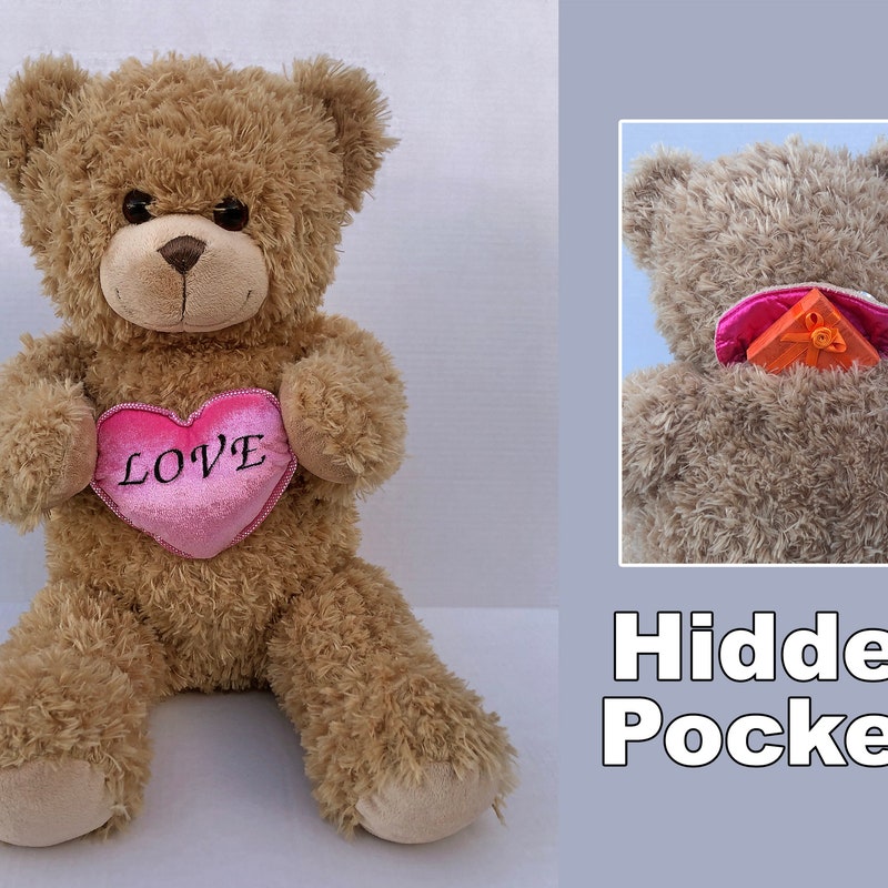 Pocket Teddy Bear - Etsy