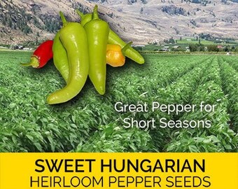 Sweet Hungarian Wax Pepper Seeds