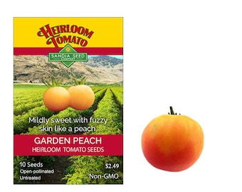 Tomato - Garden Peach Heirloom Seeds