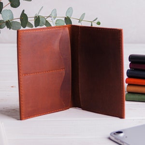 Funda de pasaporte de cuero personalizada, funda de pasaporte de viaje para documentos, funda para pasaporte, funda de pasaporte de cuero genuino