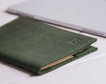 Étui Passeport étanche Avec Protection RFID - Portefeuille En Cuir Synthétique, 12x15 Cm, Fentes Cartes - Vert