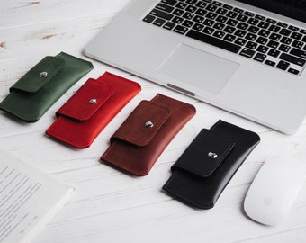 Comfortable Case Apple Magic Mouse For Electronics Soft Protector Tech Gift Handmade Cover Apple Accessories Genuine Leather With Button