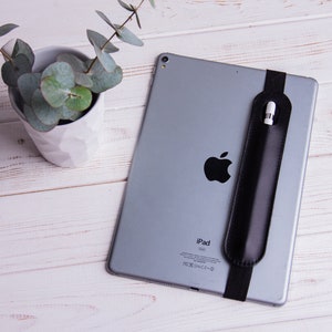 Monogram etui lederen houder zachte hoes aangepaste houder Ipad accessoire potlood zak schattig etui cadeau voor vrouw