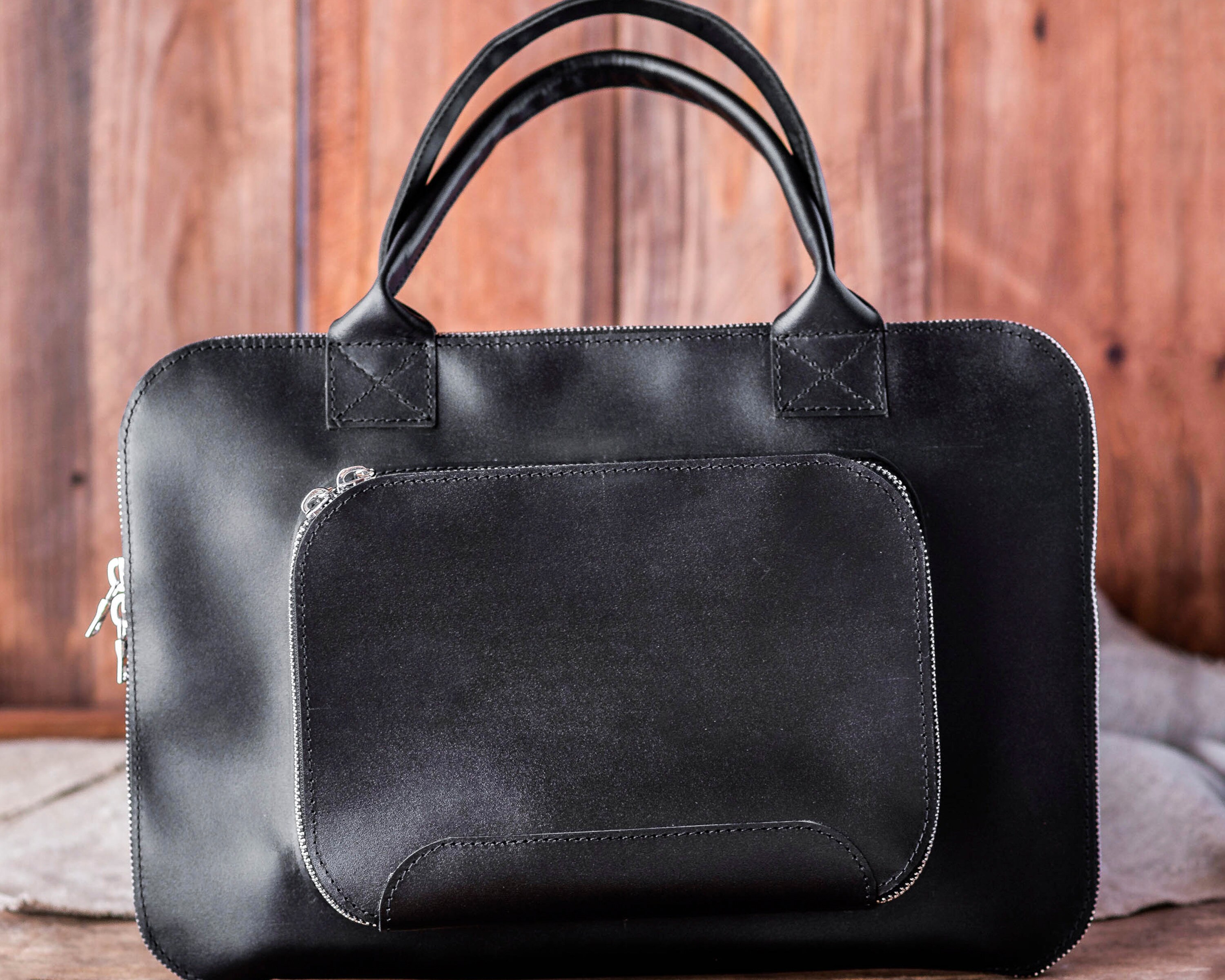 MacBook Pro 16 inch Leather Bag MacBook Air Bag Electronics Etsy