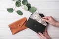 Leather Cash Envelope, Leather Envelope, Money Envelope, Leather Cash Holder, Cash Envelopes,Money Carrier,Card Carrier,Leather Card Carrier