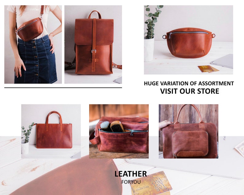 Slim Macbook Bag Leather Computer Bag Laptop Bag Minimalist Etsy