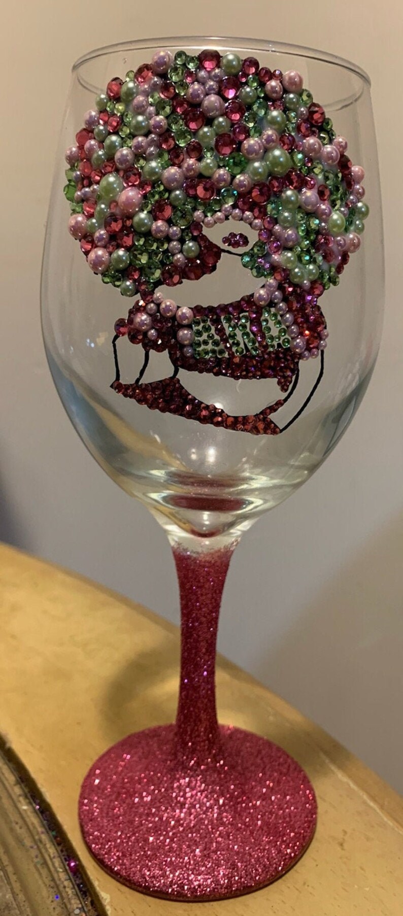 Decorative Wine Glasses Decorative Mugs Bling Cups AKA Etsy