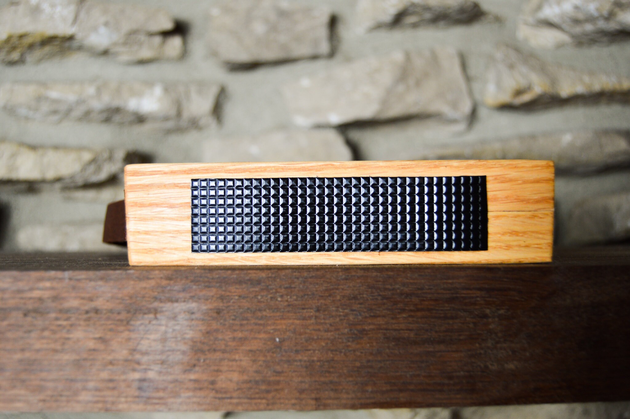 Handmade Door Stops With Carved Patternsvegan Leather Etsy