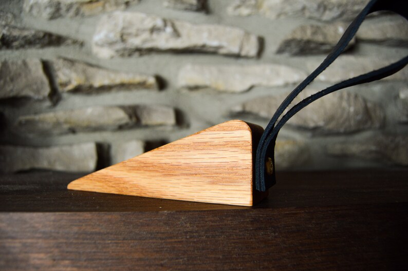 Handmade Door Stops With Carved Patternsvegan Leather Etsy