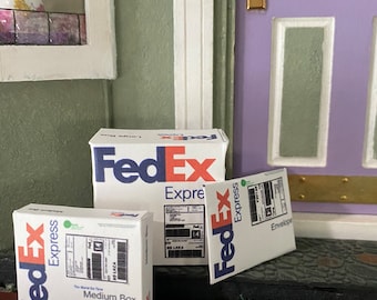 Dollhouse FedEx Package Set
