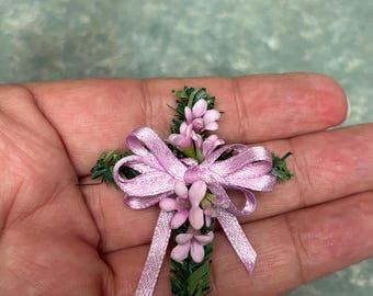 Dollhouse Wreath - Cross Shape Easter Light purple
