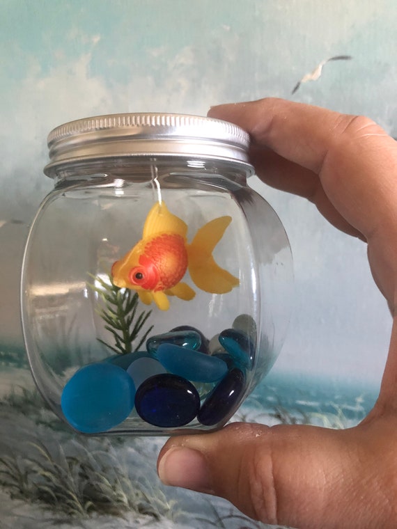 Goldfish Jar Etsy