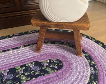 Jelly roll rug. Area rug. Cotton. Machine washable rug.