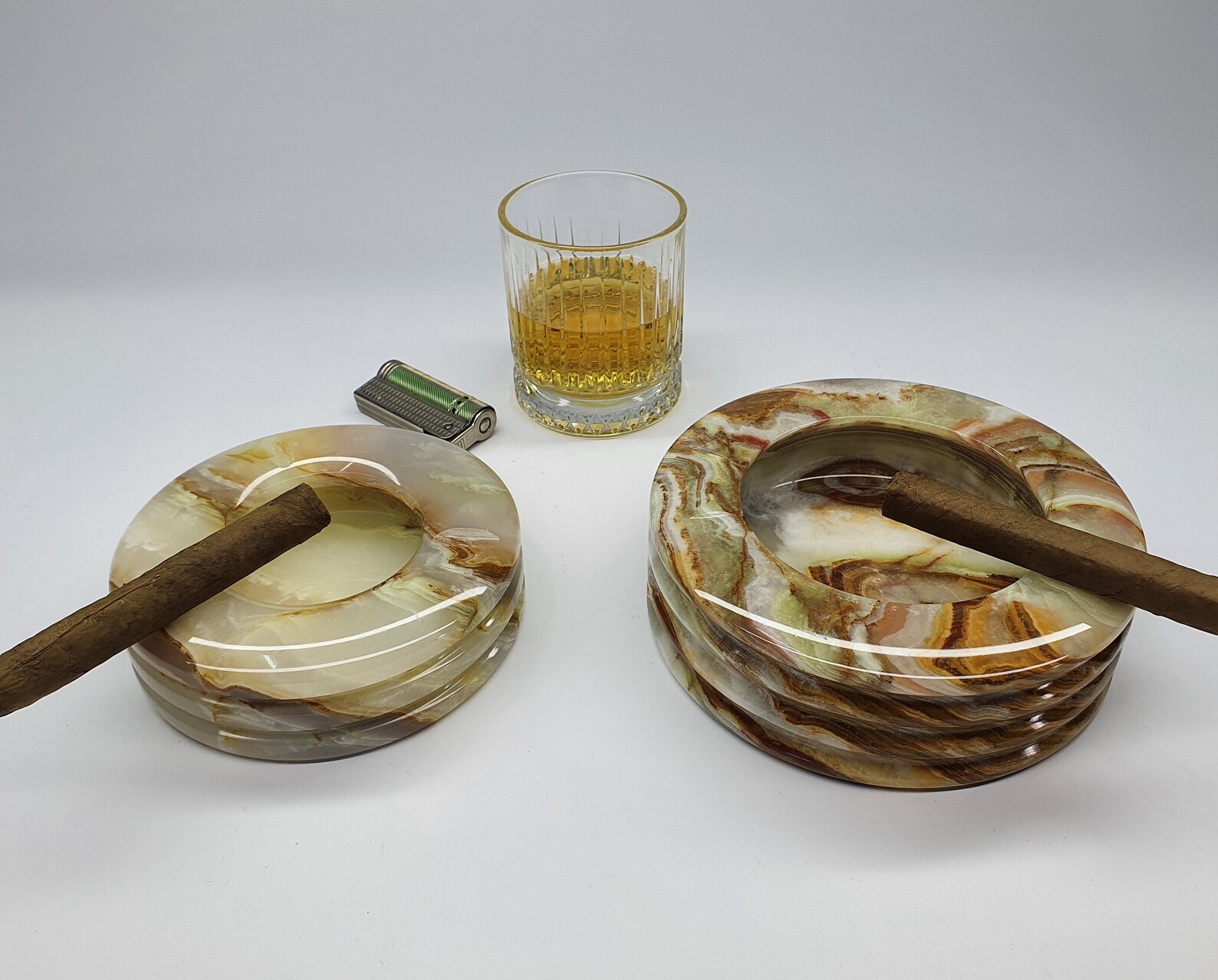 Ashtray Onyx ashtray Marble ashtray Onyx cigar box Etsy