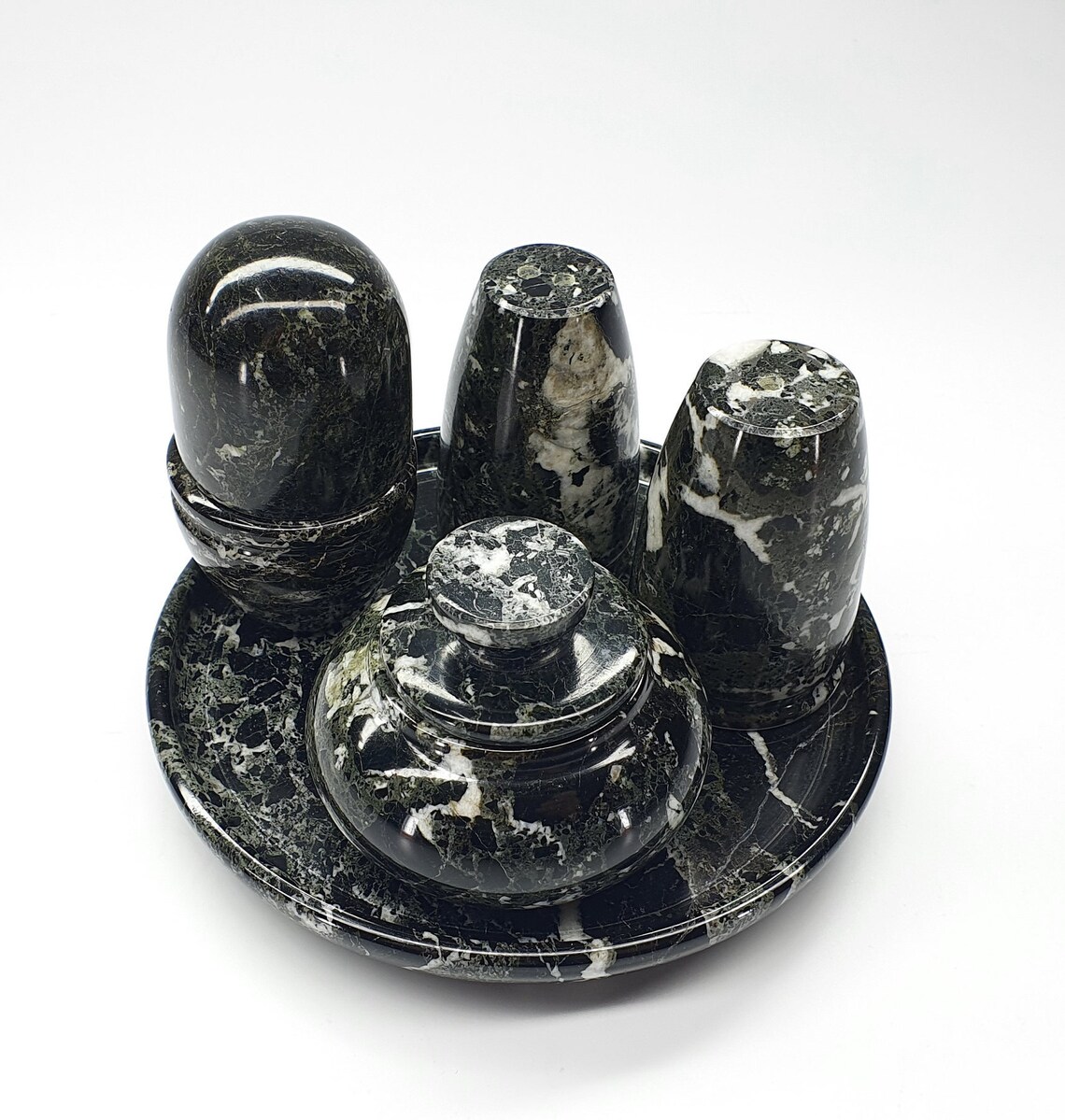 Marble Salt Shaker Set salt cellar condiment set salt Etsy