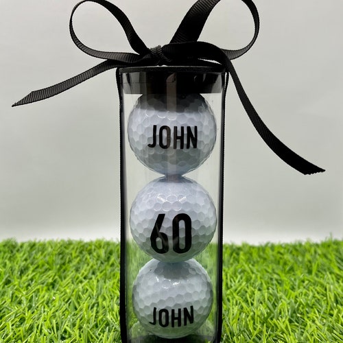 Personalised Golf Set With Golf Balls and Tees Personalised Etsy