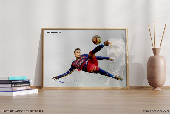  Neymar Jr PSG Metal Tin Sign 8 x 12 in Sports Players Poster  Vintage Poster Man Cave Decorative : Home & Kitchen