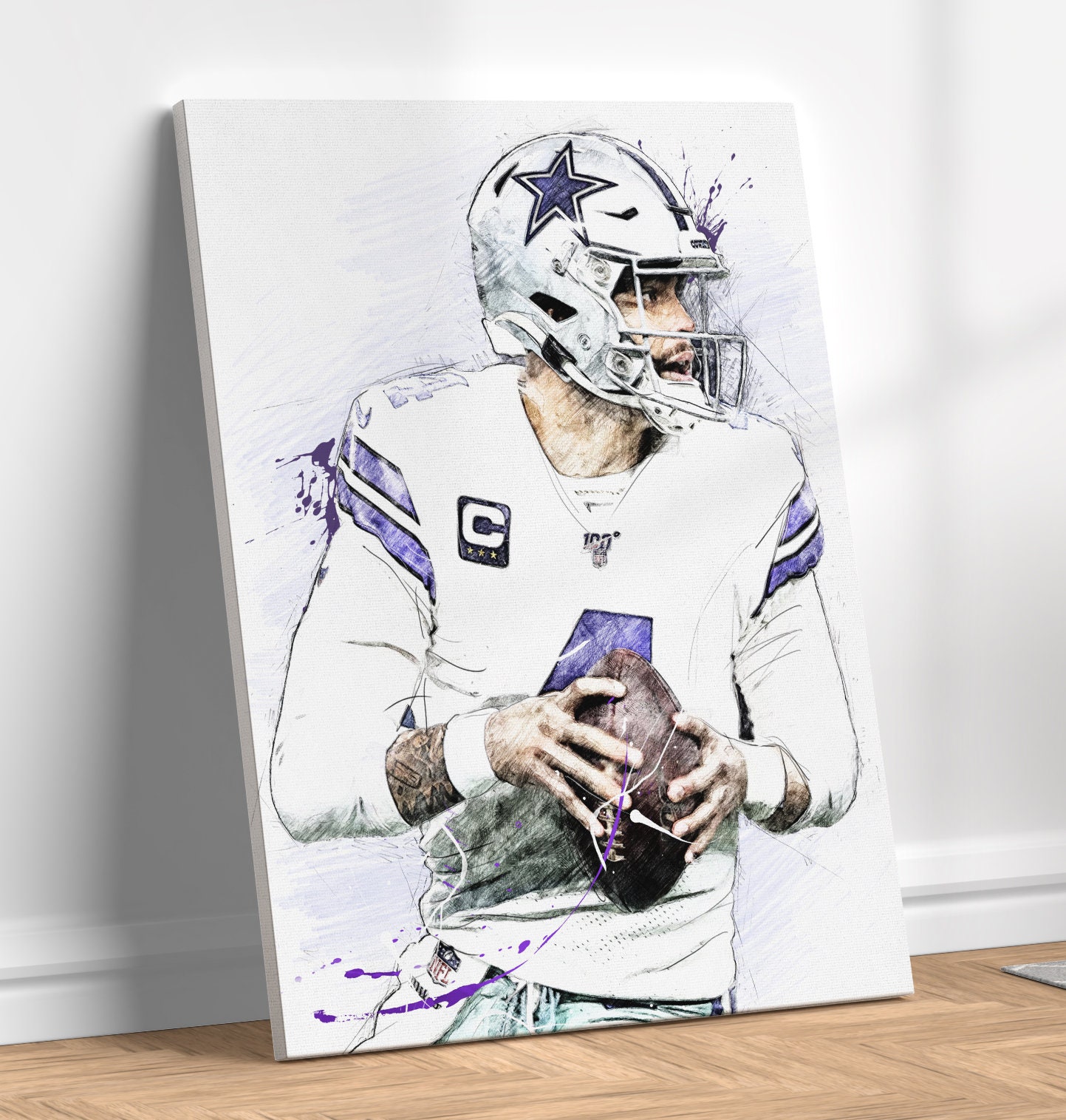 dak prescott jersey stitched