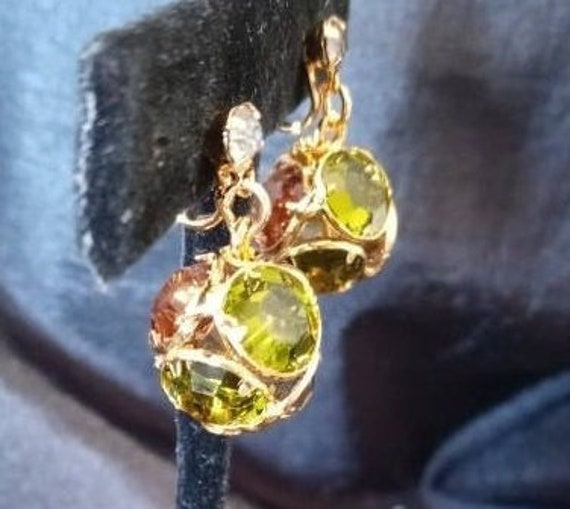 Vintage and Very Exquisite Multi color Citrine Ge… - image 3