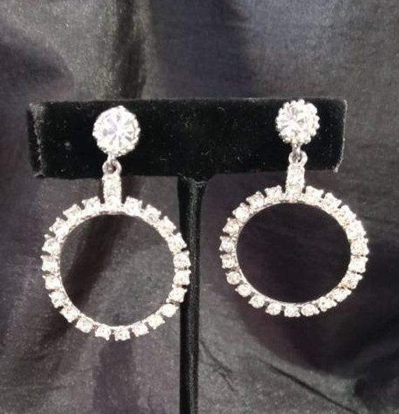 Vintage Drop Crystal Earrings
