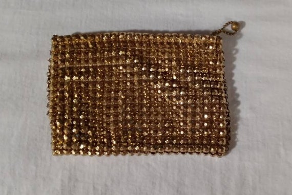 1940's Whitted and Davis Goldtoned Clutch - image 1