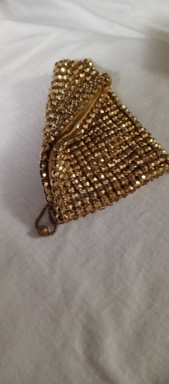 1940's Whitted and Davis Goldtoned Clutch - image 3