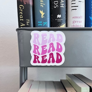 Ombré Lese Magnet | Buch Themed Magnet | Bücherwurm Magnet | Buch Geschenk | Buch Geschenke | Buch-Magnet | Buch Magnet | Buch Warenkorb | Bibliothek