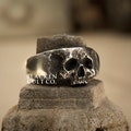 CLASSIC Ring (Handmade Gothic Ring • 925 Silver & Gold Skull Ring) product logo