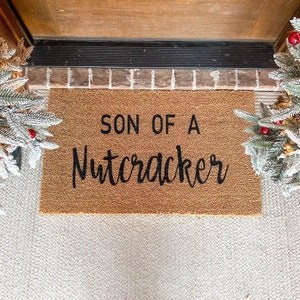 Merry Christmas Doormat, Christmas, Home Decor, Holiday Decor, Welcome Mat, Cute Doormat, Christmas Decor, Christmas Doormat, Funny Doormat