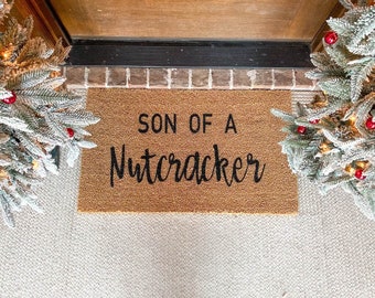 Merry Christmas Doormat, Christmas, Home Decor, Holiday Decor, Welcome Mat, Cute Doormat, Christmas Decor, Christmas Doormat, Funny Doormat