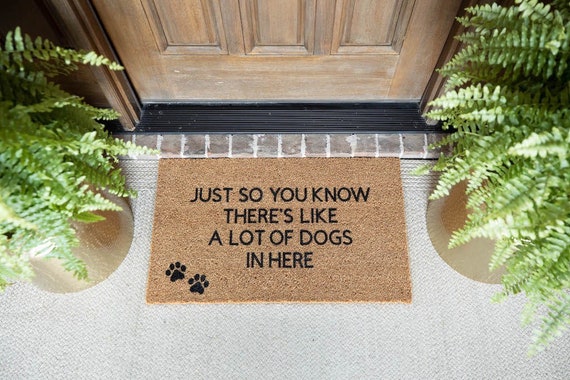 Just so you know there's a lot of dogs in here mat outlet