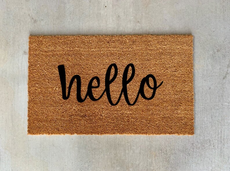 Funny Doormat Entryway Cute Doormat Hello Doormat Welcome Mat Cute Gift Cute Doormat Funny Gift Home Decor Housewarming Gift