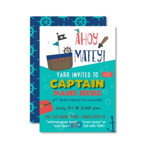 Pirate Birthday Party- Pirate Party - Pirate Theme Party - Pirate Decorations - Pirate themed Birthday