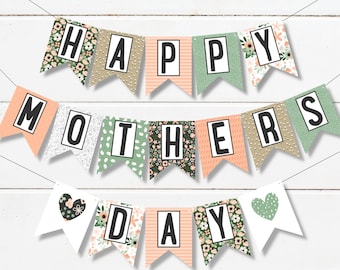 Mothers Day Banner - Mothers day decorations - Mother's day decorations - Mother's day banner - Mothers day party supplies - DIY party decor