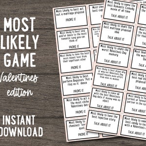 Couples Game Night - Couples Games - Adult Games For Couples - Valentine&#39;s Day Games - DIY Couples Game - Couples Games Printable