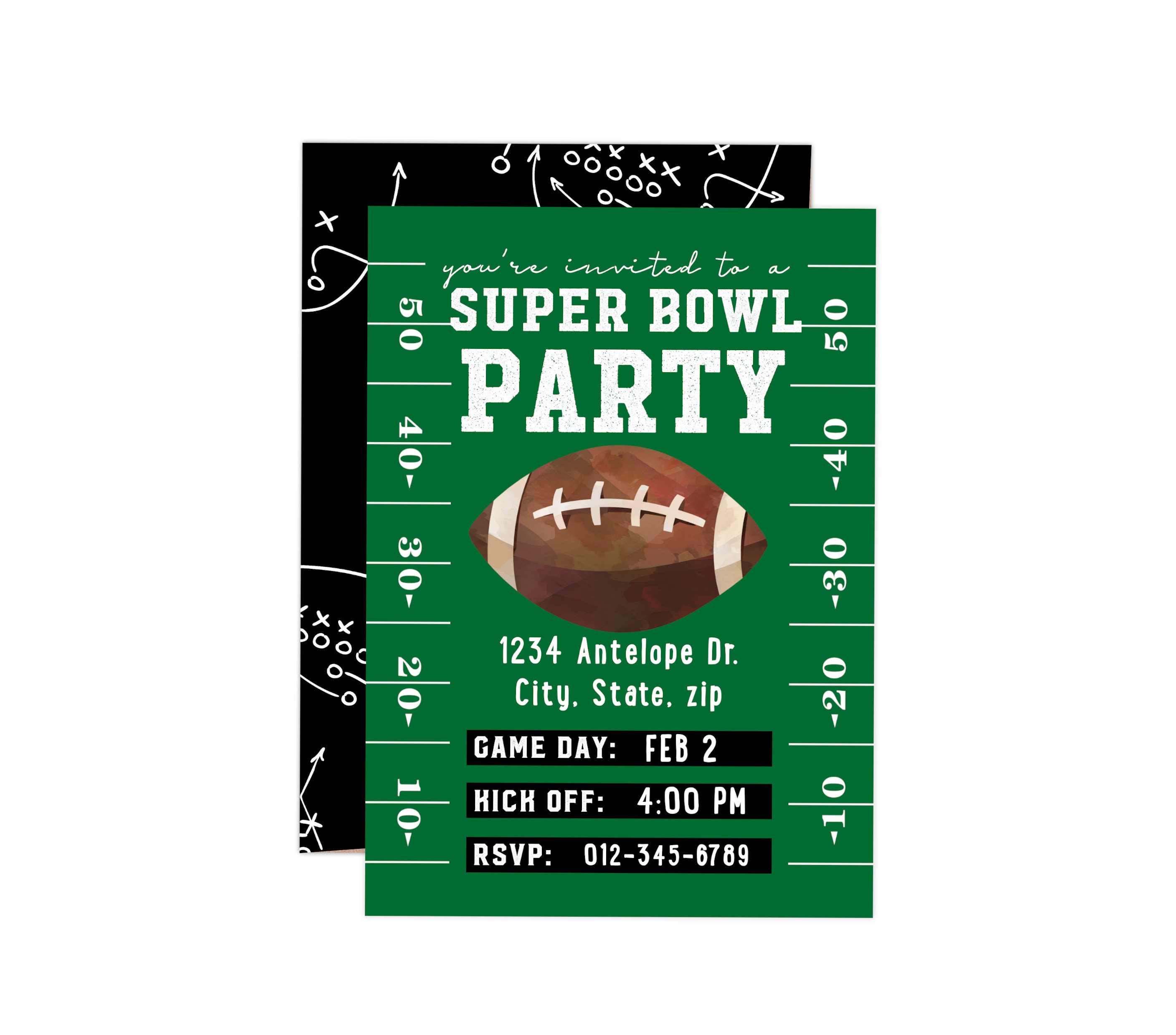 Virtual Super Bowl Party Pack INSTANT DOWNLOAD Zoom Super Etsy