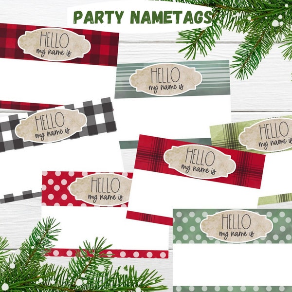 Diy Christmas Tags - Etsy