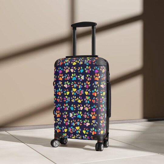 Disover Rainbow Paw Prints Fashion Mini Suitcase