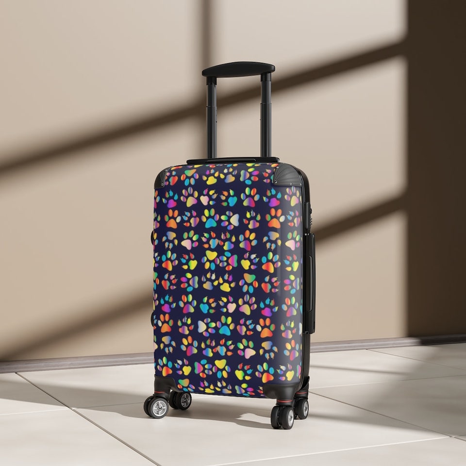 Discover Rainbow Paw Prints Fashion Mini Suitcase