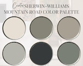 Sherwin-Williams Mountain Road Color Palette, Mountain House, Neutral Color Palette, Earth Tones, Lakehouse Color Palette, Modern Lakehouse