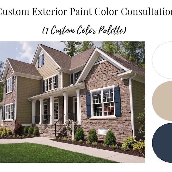 Exterior Paint Color Consultation Etsy