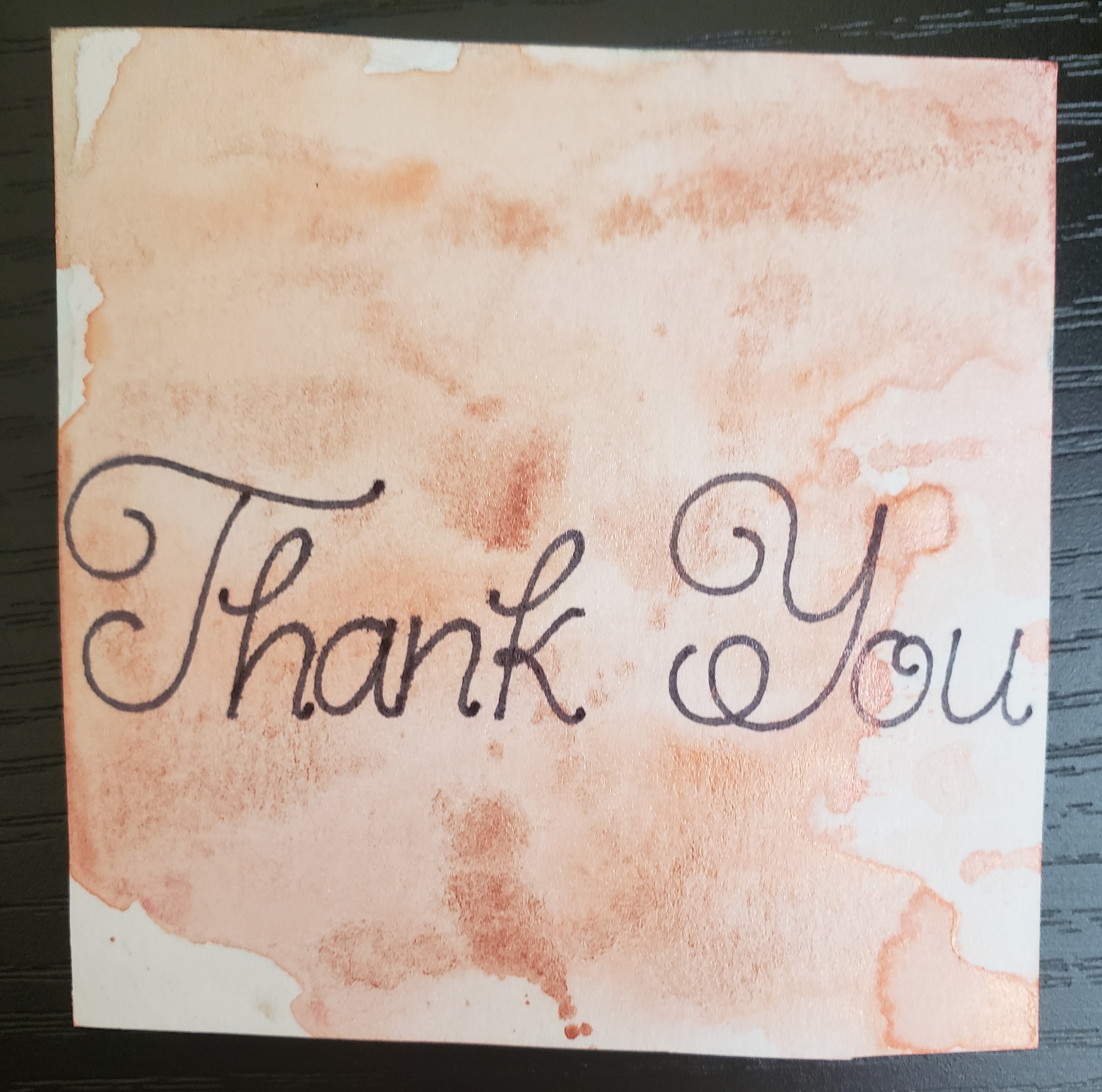 Business Hand Painted Thank You Cards Watercolor Etsy Small Etsy