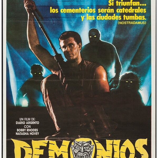 Demons 1985 Poster Etsy