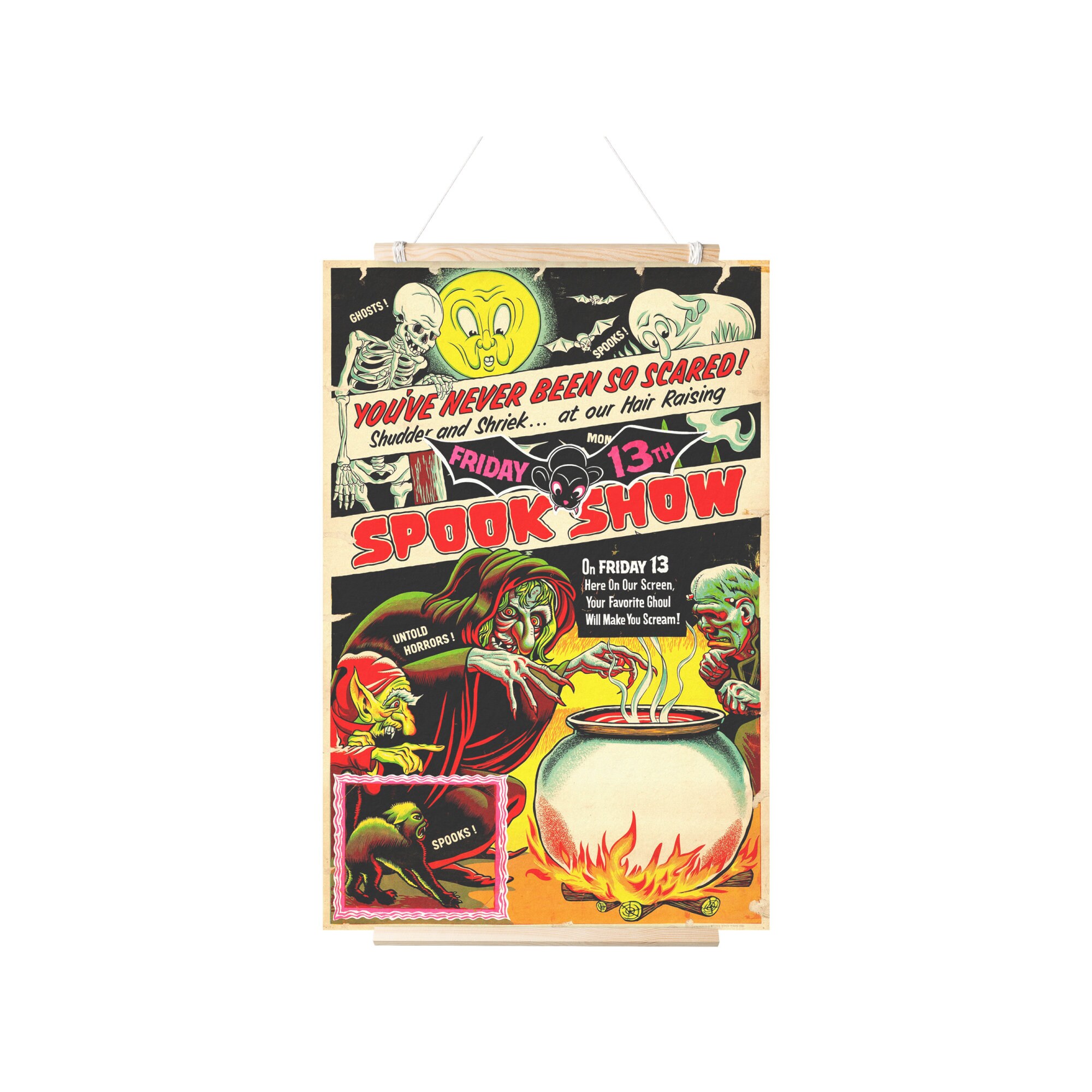Spook Show late 1940s Early 1950s Poster 24 X 36 - Etsy Australia
