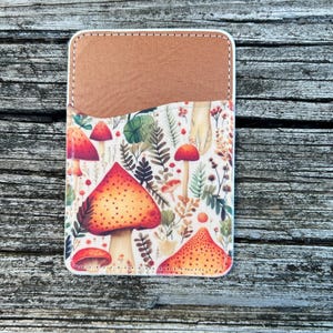 Tarjetero para teléfono/Billetera para teléfono con forma de hongo/Billetera con forma de hongo/Tarjetero con forma de hongo/Tarjetero/Billetera para teléfono/Billetera/Tarjetero Catty