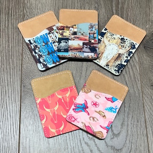 Monedero para teléfono occidental / Tarjetero para teléfono / Monedero Wester / Tarjetero Wester / Tarjetero / Monedero para teléfono / Tarjetero / Monedero / Tarjeta Catty